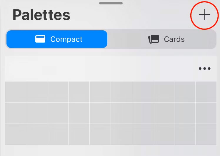 How to import a color palette in Procreate