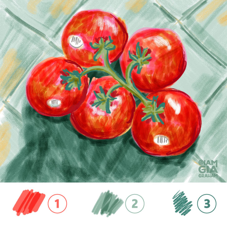 Digital Mixed Media Still Life